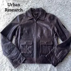 【希少】Urban Research ライダース レザージャケット ラムレザー
