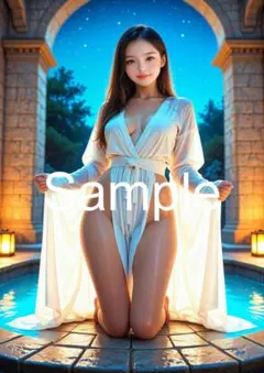 A4サイズアートポスター 1点もの 美女ポスター最高品質 D-A-５６