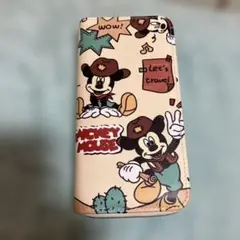 Disney・ミッキーマウス長財布ウェスタン