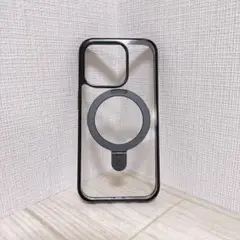 Alphex iPhone 15 Proケース 光沢ブラック　Magsafe対応