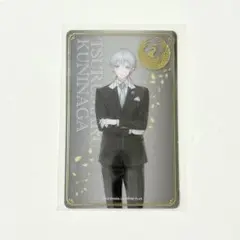 刀剣乱舞 大本丸博 箔押しクリアカード 鶴丸国永 ⑩