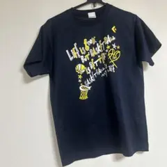 CONVERSE バスケットボール Tシャツ ネイビー イエロー