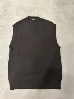 COMME CA ISM ノースリーブ　セーター M ダークブラウン