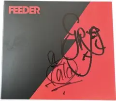 レア FEEDER 直筆サイン入り CD アルバム BLACK RED 即完売