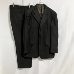 【スーツセットアップ】ブラック/ストライプ/タスマニアウール30% /A6サイズ