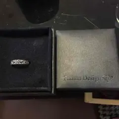 fatima design アラベスクダイヤリング　SV 15 箱つき
