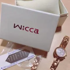 wicca ピンクゴールド 時計 腕時計