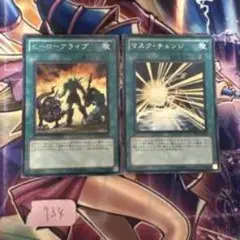 遊戯王 魔法カードセット ヒーロー・フラッグ & マスターチェンジ