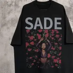 シャーデー　ヴィンテージ加工Tシャツ SADE Kiss of Life