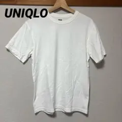 【ユニクロ】ホワイト クルーネック Tシャツ S