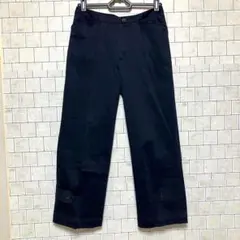 レディース 　ゴルフパンツ ネイビー シンプル　仕事着オススメ