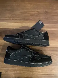 Travis Scott × ジョーダン1 ブラックファントム　正規品　未使用
