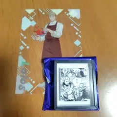 ダンジョン飯　迷宮探索展　額入りマグネット&ライオスクリアカード