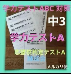 学力テストABC 対策テスト 練成会 志望校判定テスト 中3 高校入試　総合A