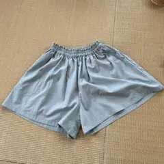 グレー コットン ハーフパンツ 150cm
