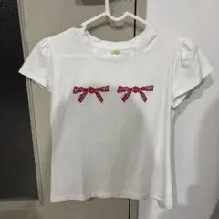 sinoon シヌーン リボンTシャツ