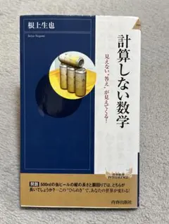 新書は4冊で1000円　計算しない数学 見えない"答え"が見えてくる!