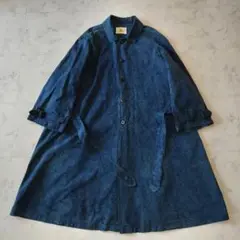 名作 OUTIL MANTEAU UZES インディゴムラ染め 羊飼い M~L