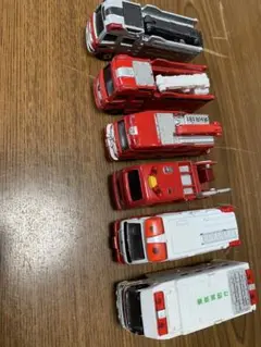 救急車両 トミカ6台セット