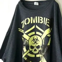 フルーツオブザルーム ゾンビ RESPONSEチーム Tシャツ3XL グレー古着