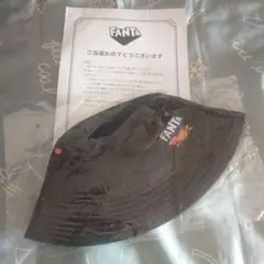 FANTA ファンタ バケットハット 黒 オレンジ 非売品 当選品 レア