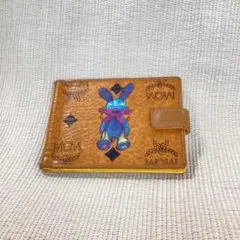 希少✨MCM 二つ折り財布 マネークリップ ラビット ウサギ ピンク  定期入れ 希少✨MCM 二つ折り財布 マネークリップ ラビット ウサギ ピンク