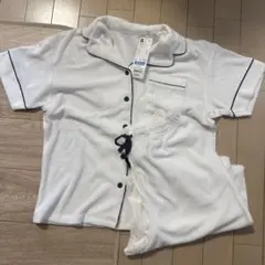 【新品未使用タグ付き】GU⭐︎ミントパジャマ　半袖ハーフパンツ