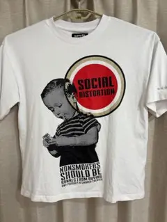 SUPPLIER SOCIAL DISTORTION Tシャツ XL ホワイト