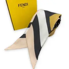 FENDI フェンディ ラッピー マルチカラー シルク バンドゥ