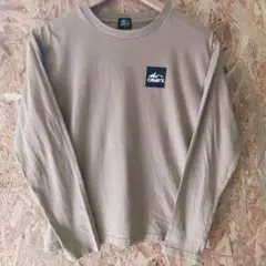 CAMP7 長袖シャツ ベージュ クマ フィッシング SIZE155