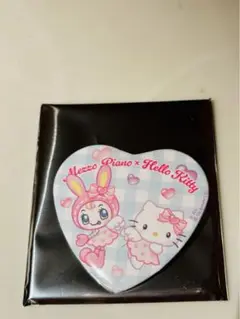 メゾピアノとハローキティコラボ　angel box 缶バッチ