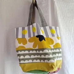 バケツトートバック(ボーダー)