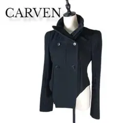 CARVEN デザイズ ジャケット ブラック系 38 ヴィンテージウール