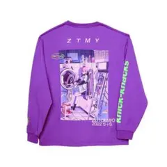 ZTMY ずとまよ ファクトリー ロングTシャツ 紫