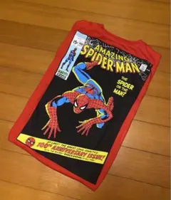 MARVEL スパイダーマンロンT 両面プリント レア　面良し