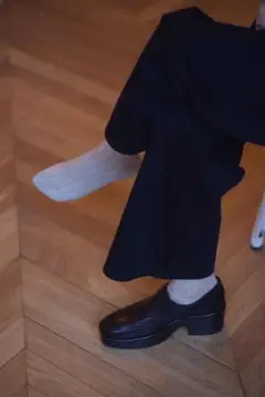 Anne Thomas Nancy Calf Black 38