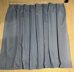 カーテンｘ2　150cmｘ130cm【ブルー】