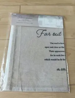 ファブリックポスター 約26.5cm x 36cm ベージュ