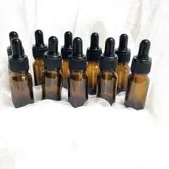 遮光瓶　ブラウン　スポイト付き　10ml 10点セット
