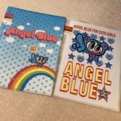 【お値下げ】エンジェルブルー　6ポケットファイル　2個　平成レトロ　ナカムラくん