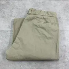 80-90s エルエルビーン　ワークパンツ　チノパン　古着　ベージュ　W37