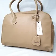 CHARMISS シャルミス レザー 旅行 トラベル ボストンバッグ ベージュ