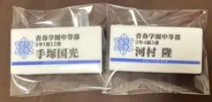 テニプリ展 ネームプレートバッジコレクション 青学 手塚国光 河村隆