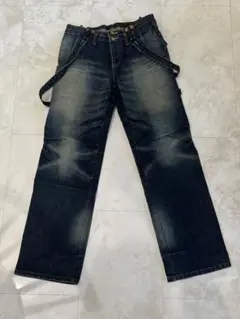 希少00s PPFM ピーピーエフエム ダメージ加工デニムライダースジャケット 希少00s PPFM ピーピーエフエム ダメージ加工デニムライダース