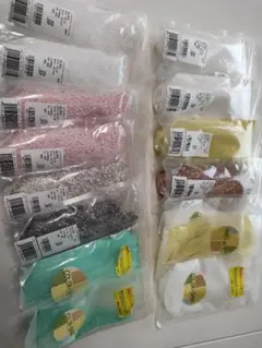 カラーサンドのとファインサンド　ナチュラルストーン　未使用７品　使用４品