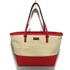 ✨美品✨ Katespade レザー x メイズ トートバッグ A4 肩がけ可