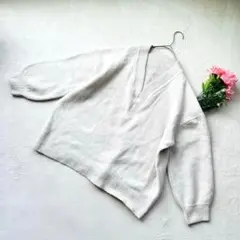 美品✨【関西ファッション連合】Vネック　ゆったり　ドロップショルダー　男女兼用