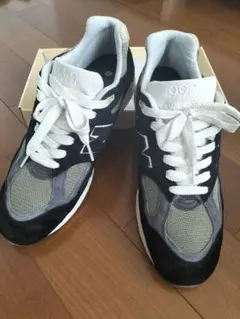 New Balance 990 v2ブラック/グレー USA製