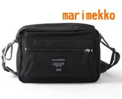 新品marimekko マリメッコ　ショルダーバッグ マイシングス　黒　ブラック