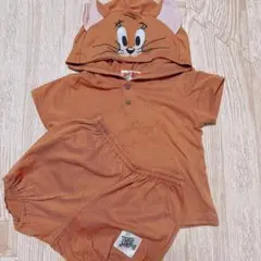 トムとジェリー なりきりTシャツ パンツ セット90cm ベビー コスプレ